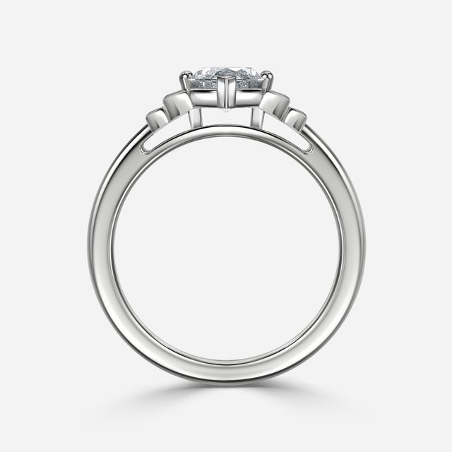 Kaia White Gold Trilogy Engagement Ring