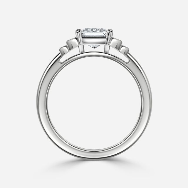 Kaia White Gold Trilogy Engagement Ring