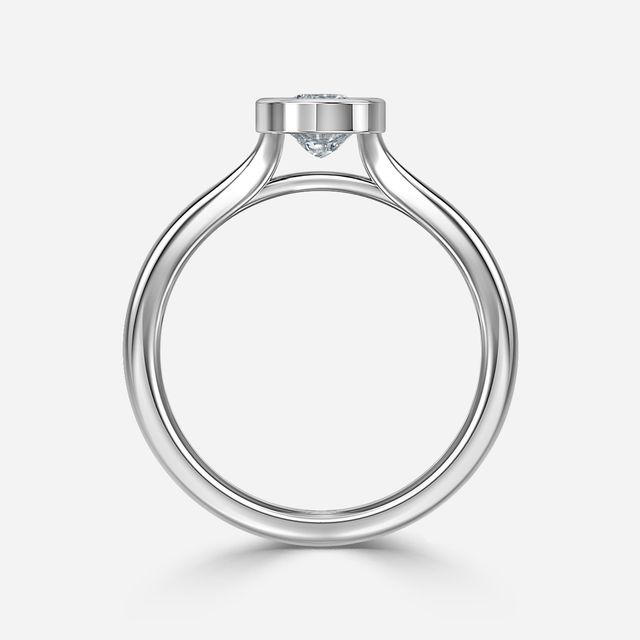 London Platinum Solitaire Engagement Ring