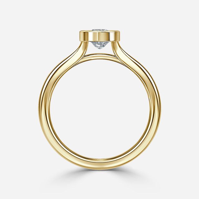 London Yellow Gold Solitaire Engagement Ring