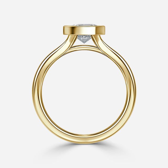 London Yellow Gold Solitaire Engagement Ring