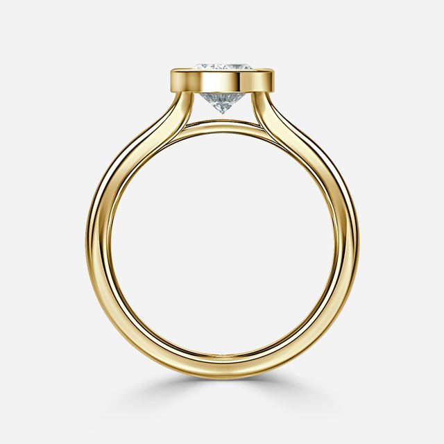 London Yellow Gold Solitaire Engagement Ring
