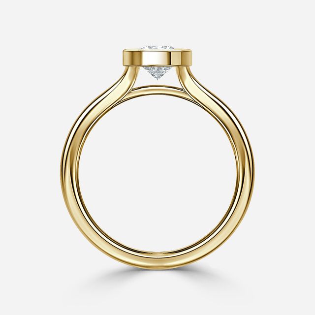 London Yellow Gold Solitaire Engagement Ring