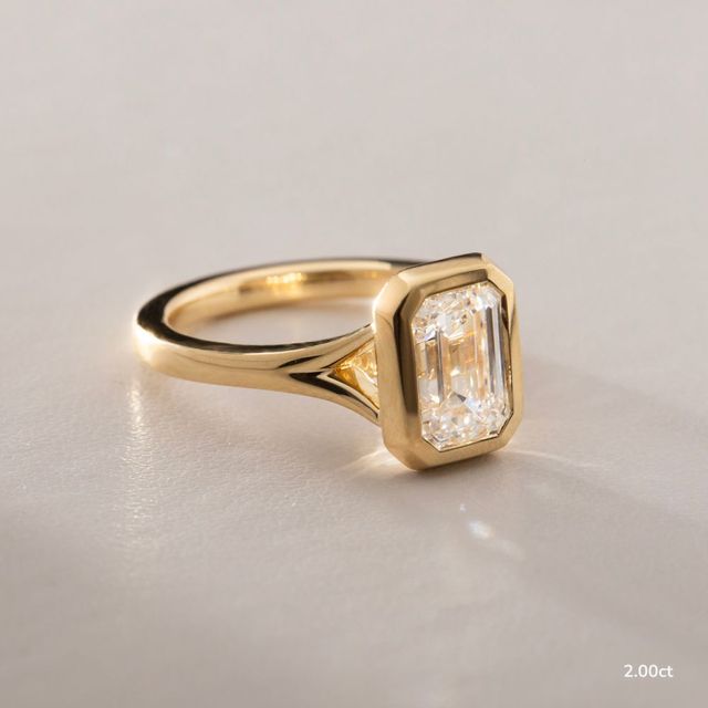 London Yellow Gold Solitaire Engagement Ring