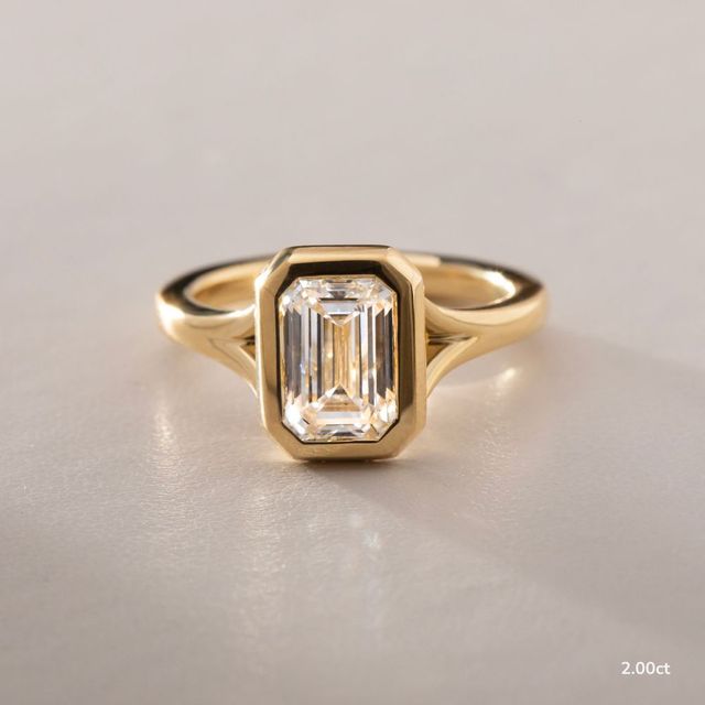 London Yellow Gold Solitaire Engagement Ring