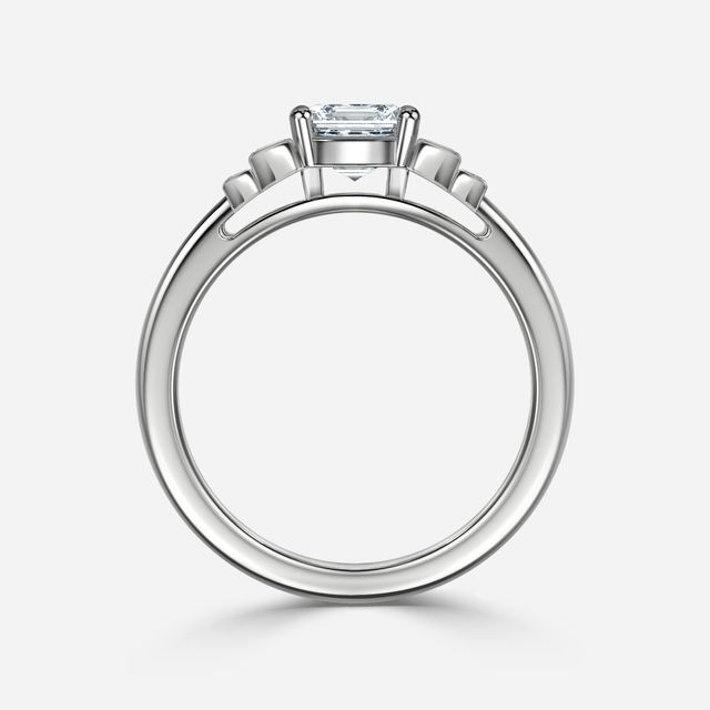 Kaia Platinum Trilogy Engagement Ring