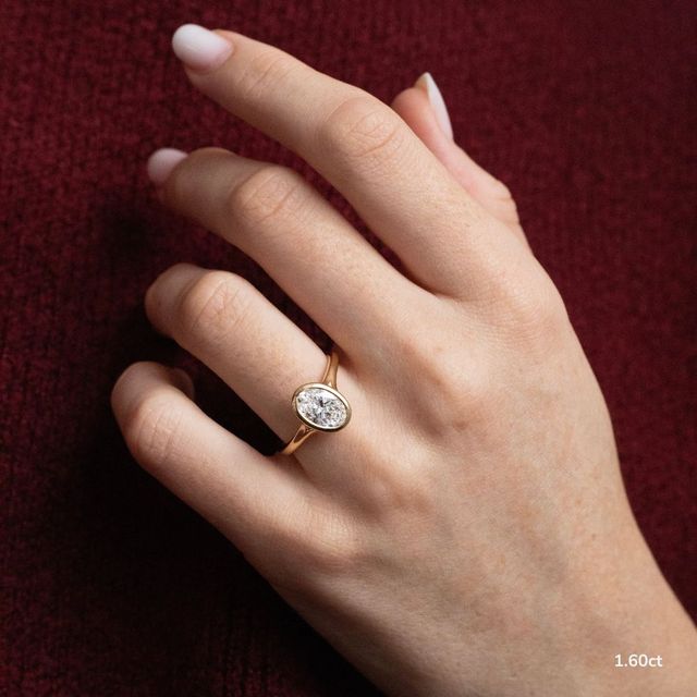 London Yellow Gold Solitaire Engagement Ring