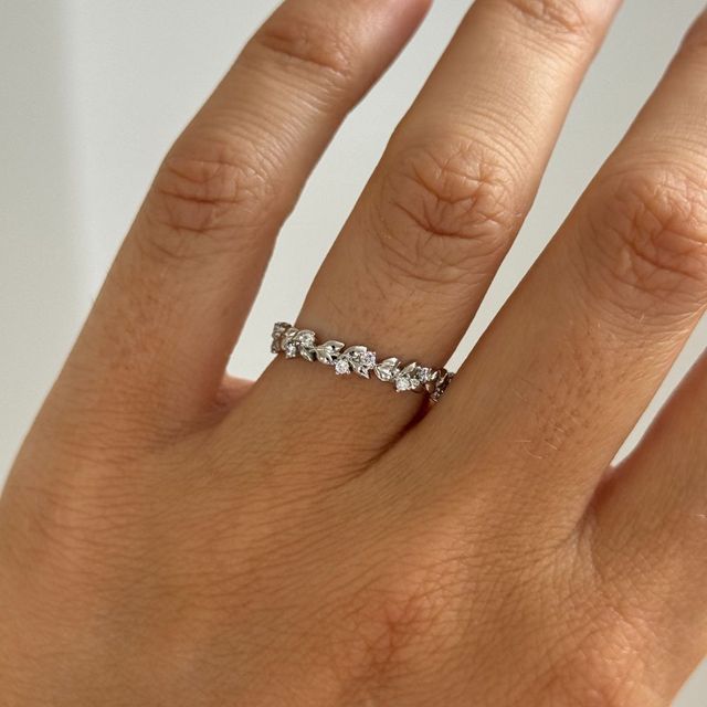 Ivy White Gold Diamond Wedding Ring