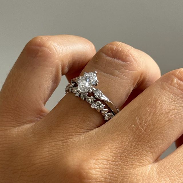 Ivy White Gold Diamond Wedding Ring