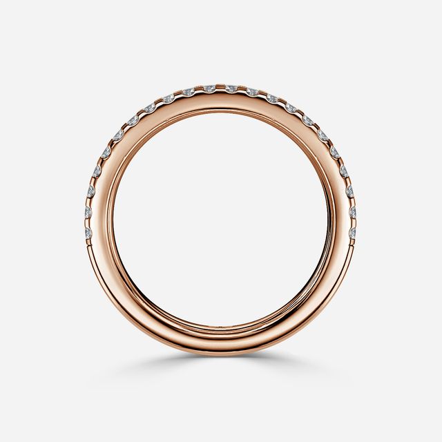 Rhodes Rose Gold Diamond Eternity Ring
