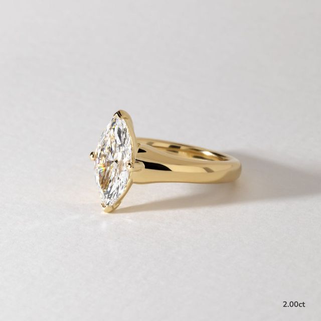 Blair Yellow Gold Solitaire Engagement Ring