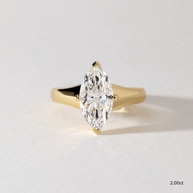 Blair Yellow Gold Solitaire Engagement Ring