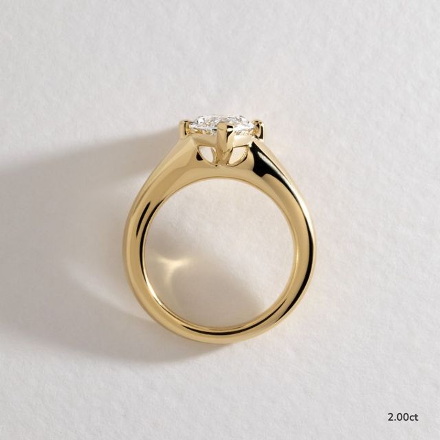 Blair Yellow Gold Solitaire Engagement Ring