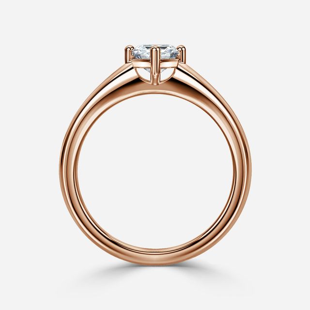 Blair Rose Gold Solitaire Engagement Ring