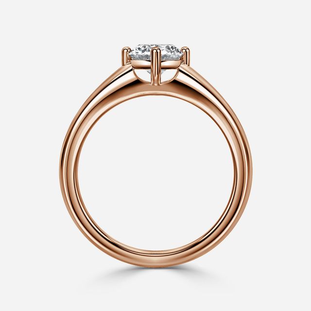 Blair Rose Gold Solitaire Engagement Ring