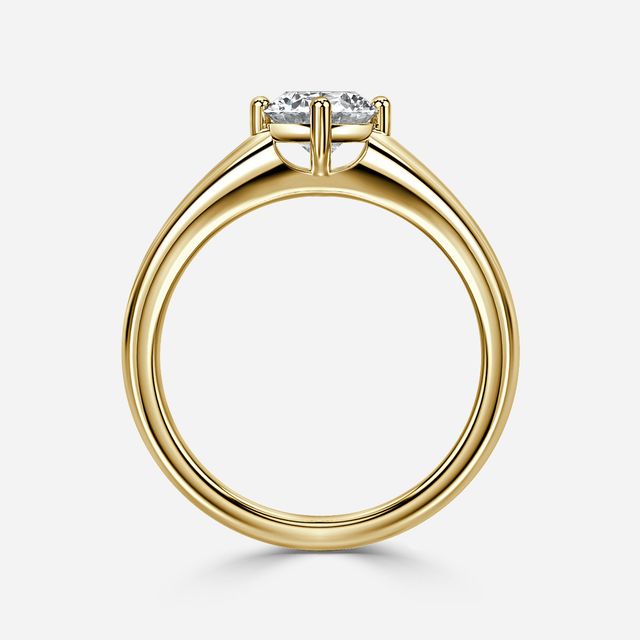 Blair Yellow Gold Solitaire Engagement Ring
