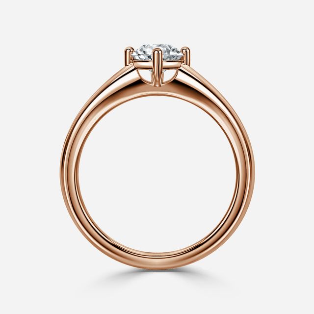 Blair Rose Gold Solitaire Engagement Ring