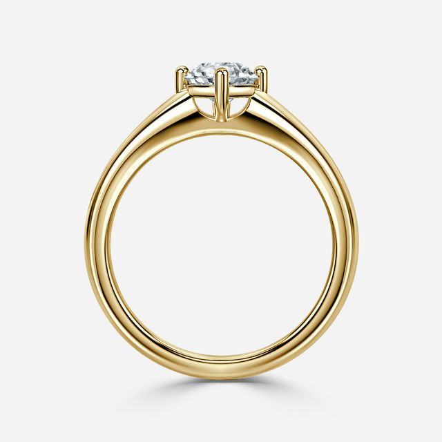 Blair Yellow Gold Solitaire Engagement Ring