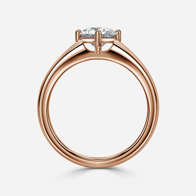 Blair Rose Gold Solitaire Engagement Ring