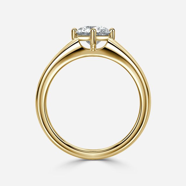 Blair Yellow Gold Solitaire Engagement Ring