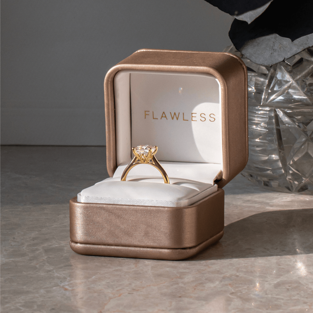 2.00 Carat Princess Diamond Solitaire Engagement Ring In Yellow Gold - Jessie