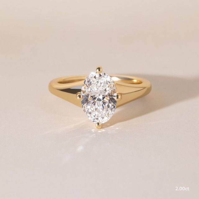Blair Yellow Gold Solitaire Engagement Ring