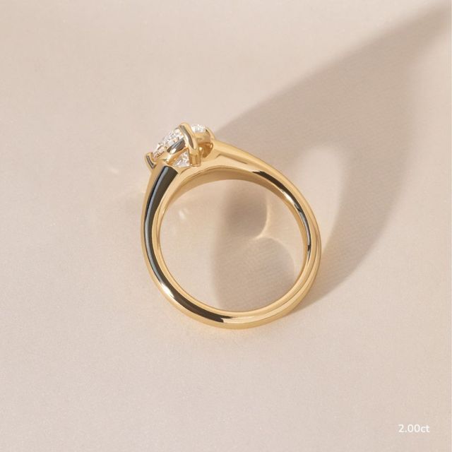 Blair Yellow Gold Solitaire Engagement Ring