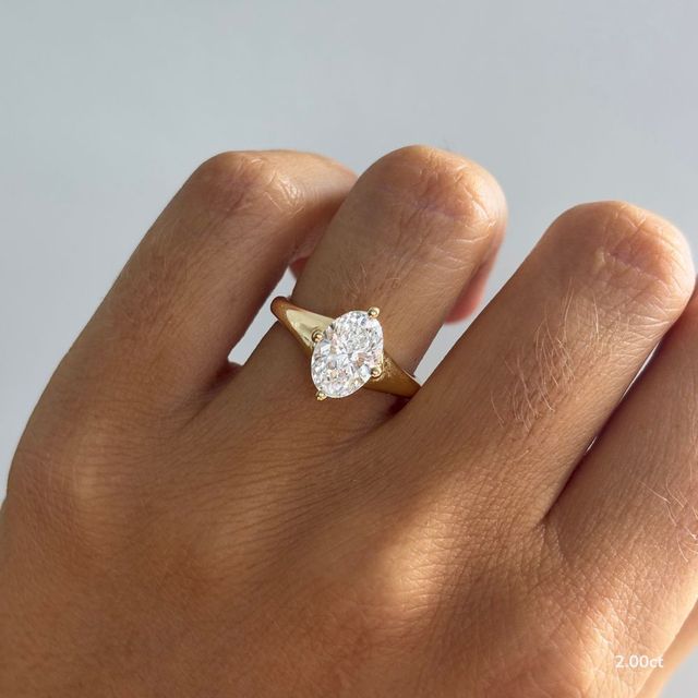 Blair Yellow Gold Solitaire Engagement Ring