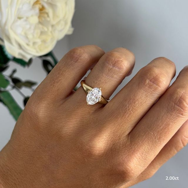 Blair Yellow Gold Solitaire Engagement Ring