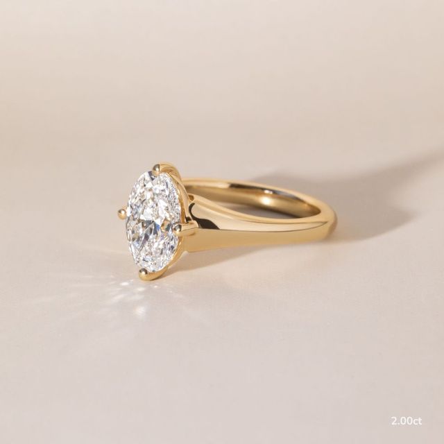 Blair Yellow Gold Solitaire Engagement Ring