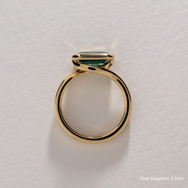 Sydney Yellow Gold Unique Engagement Ring