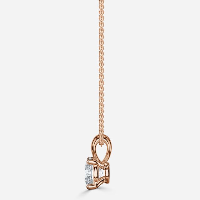 Anna Rose Gold Solitaire Pendant