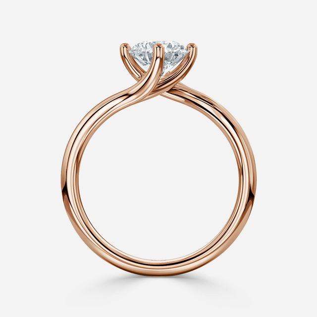 Orane Rose Gold Solitaire Engagement Ring