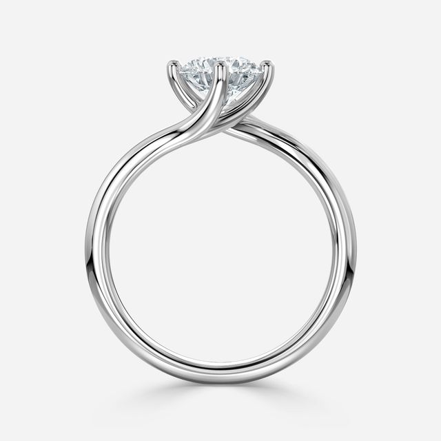 Orane Platinum Solitaire Engagement Ring