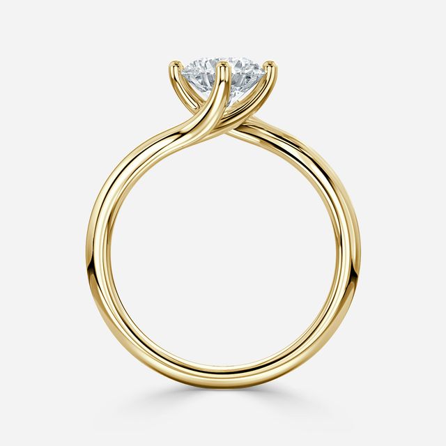 Orane Yellow Gold Solitaire Engagement Ring