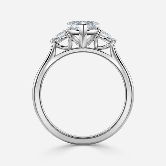 Julia White Gold Trilogy Engagement Ring