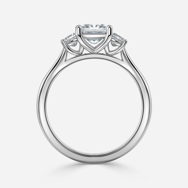 Julia White Gold Trilogy Engagement Ring