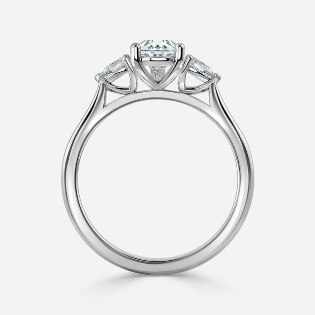 Julia Platinum Trilogy Engagement Ring