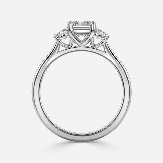 Julia Platinum Trilogy Engagement Ring
