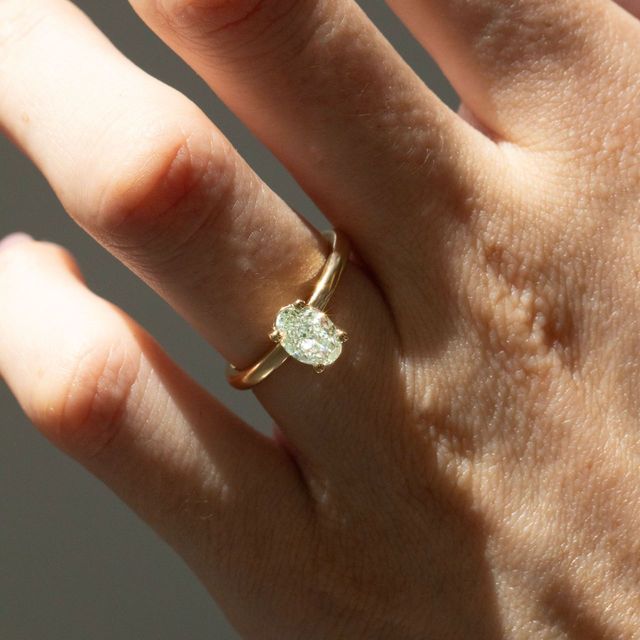 2 Carat Yellow Marquise Diamond Cluster Engagement Ring in Yellow Gold - Windermere