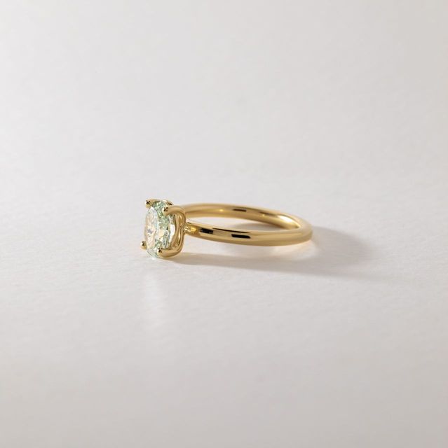 2 Carat Yellow Marquise Diamond Cluster Engagement Ring in Yellow Gold - Windermere