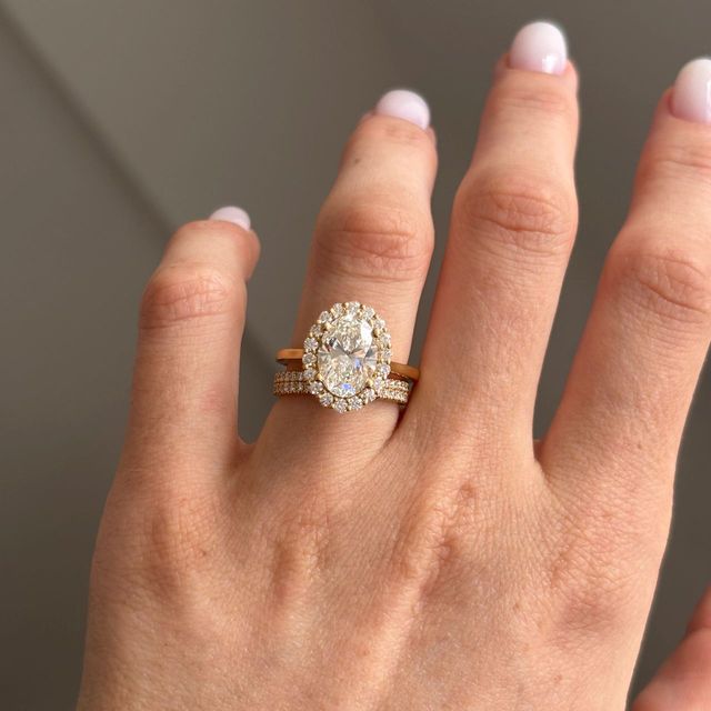 0.50 Carat Lab Grown Round Diamond Double-Row Eternity Band in Yellow Gold - Rhodes