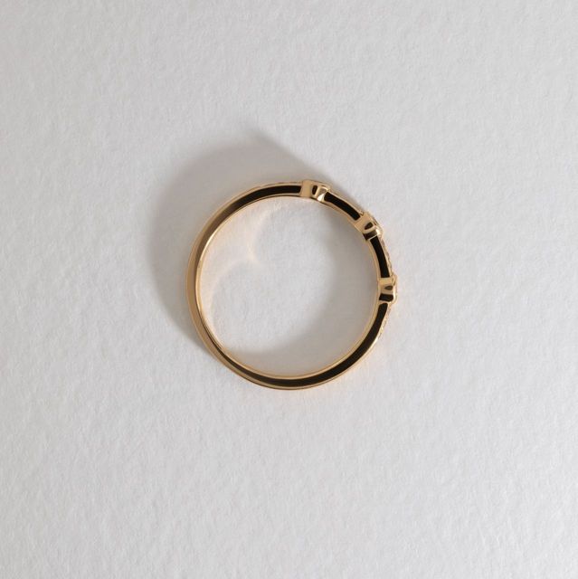 0.40 Carat Natural Round Diamond Grain and Rubover Set Eternity Ring in Rose Gold