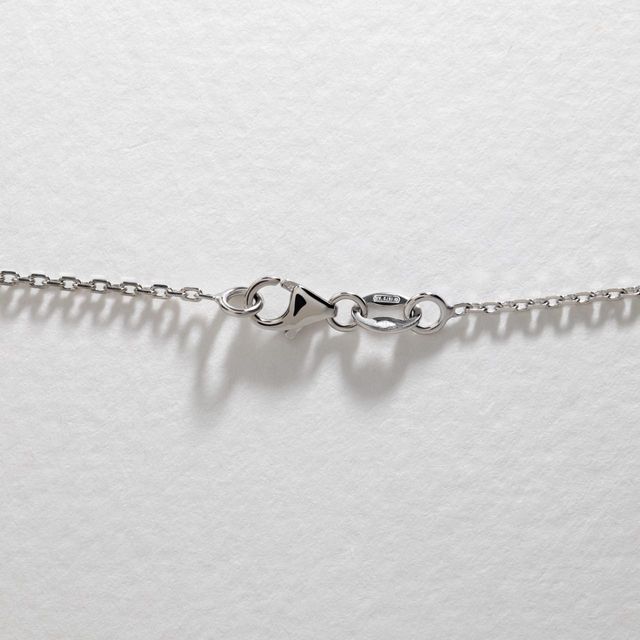 2.50 Carat Lab Grown Round Diamond Solitaire Pendant in 18k White Gold - Ariana