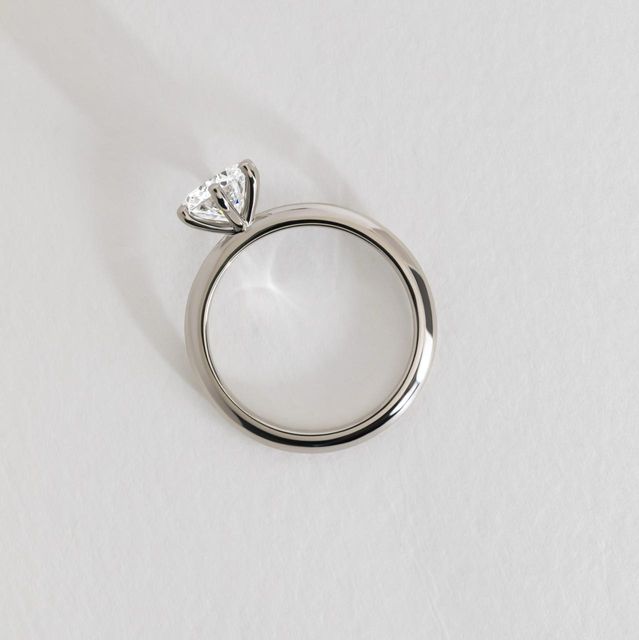 1.50 Carat Lab Grown Round Diamond Solitaire Engagement Ring in Platinum - Kylie