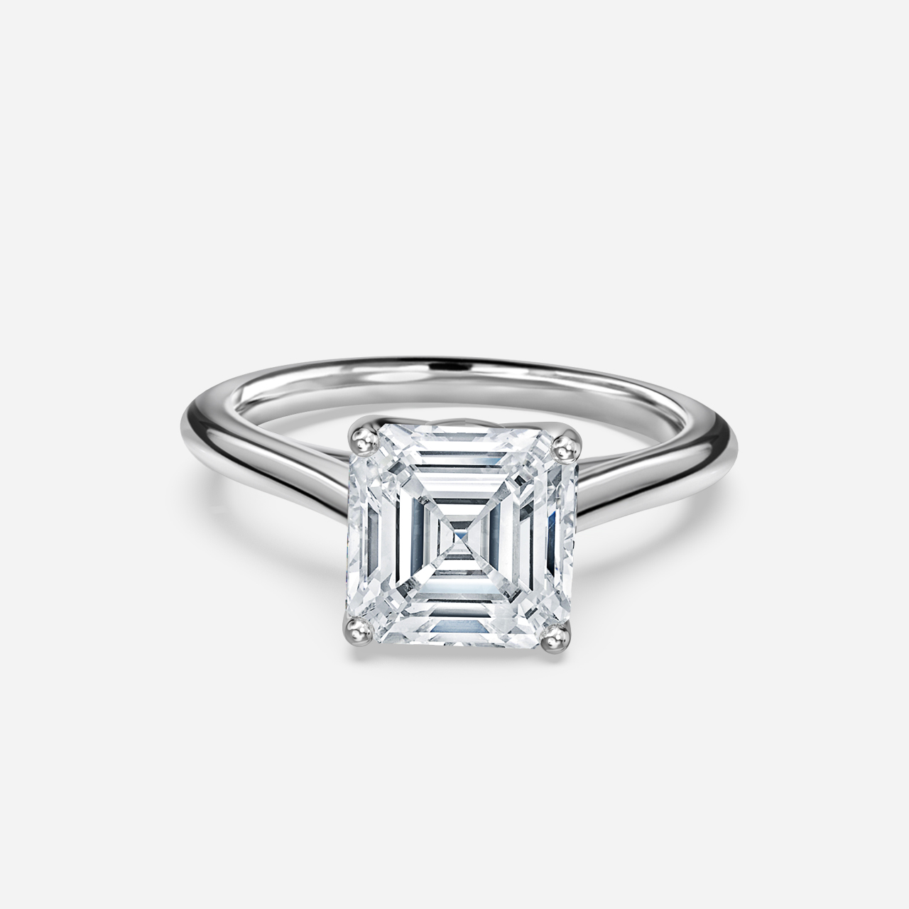 Aerin White Gold Unique Engagement Ring