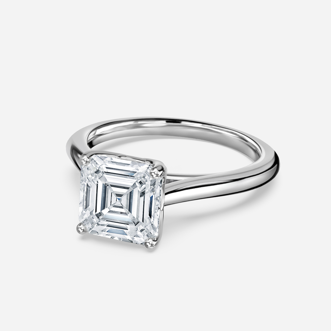 Aerin Platinum Unique Engagement Ring