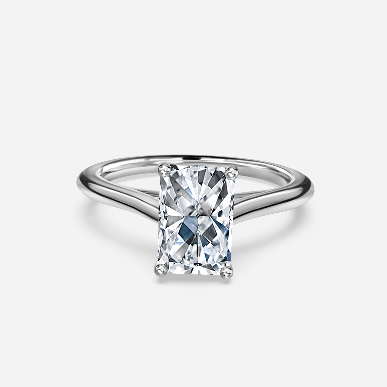Aerin White Gold Unique Engagement Ring