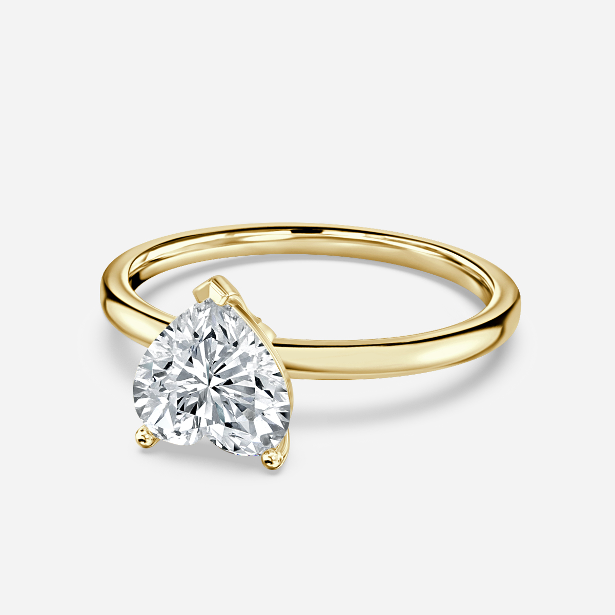 Violette Yellow Gold Solitaire Engagement Ring