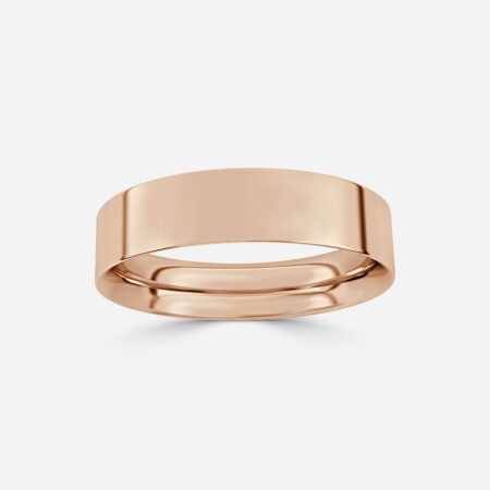 Men's rose gold wedding rings